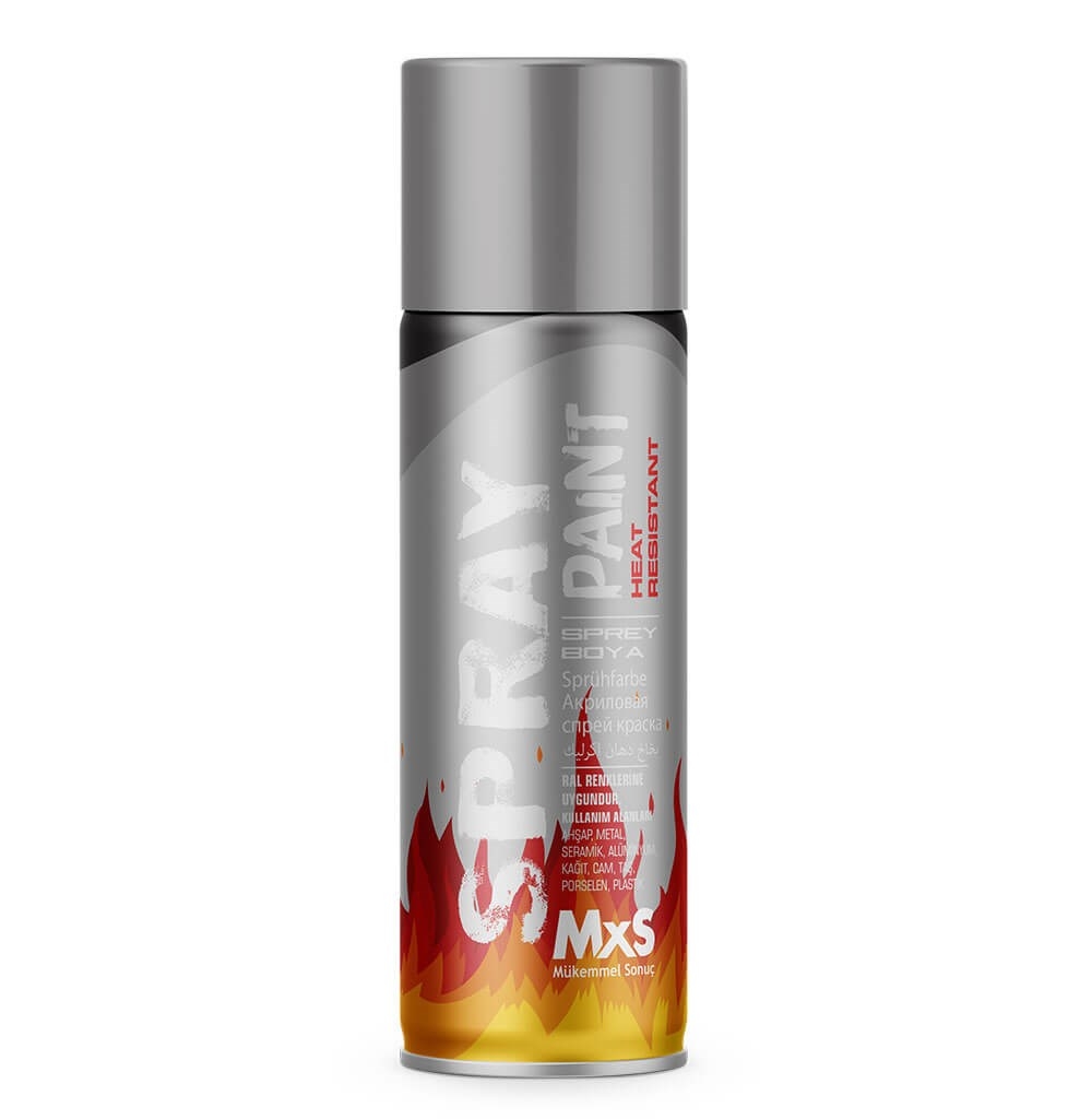 MxS Heat Resistant Spray Paint - SILVER